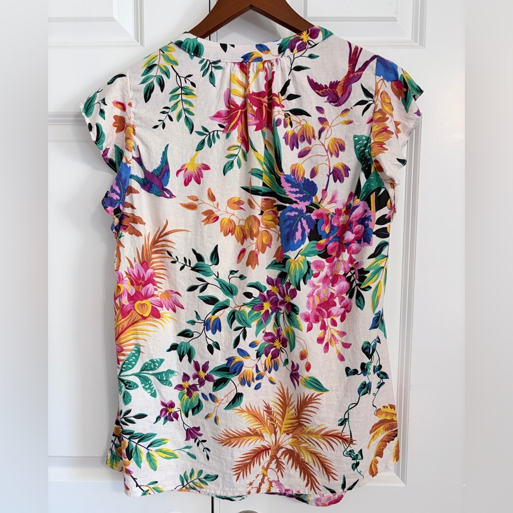 RACHEL Rachel Roy Multicolor Floral Blouse - Picture 2 of 5